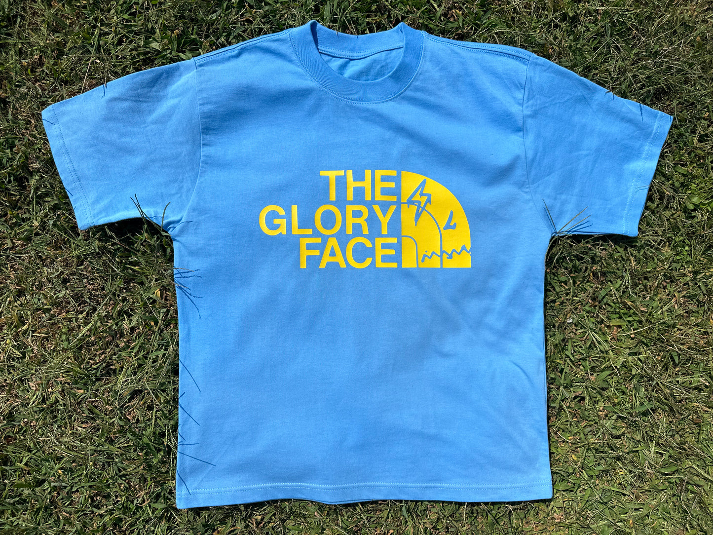 Oversized 'THE GLORY FACE' Tee