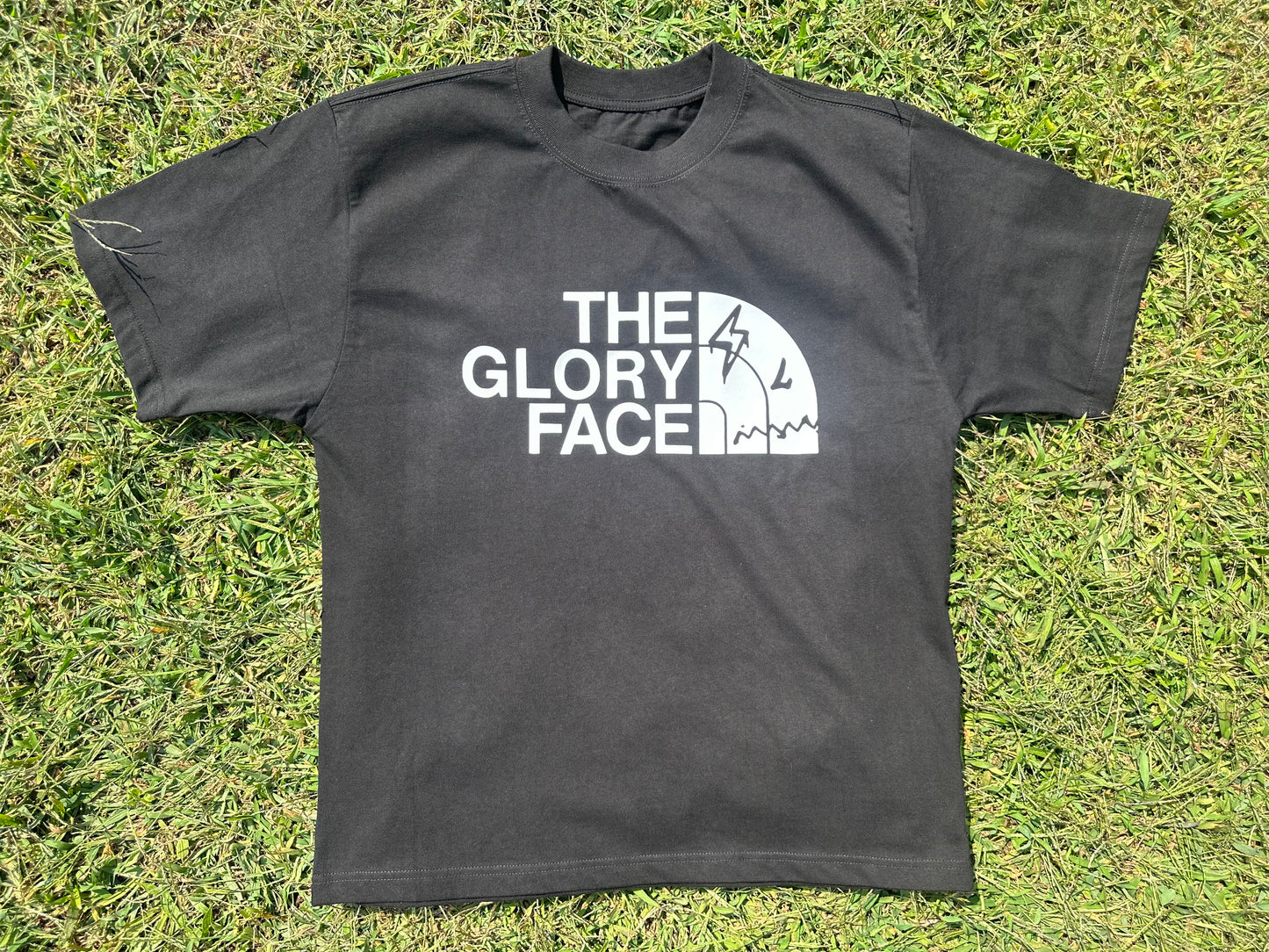 Oversized 'THE GLORY FACE' Tee