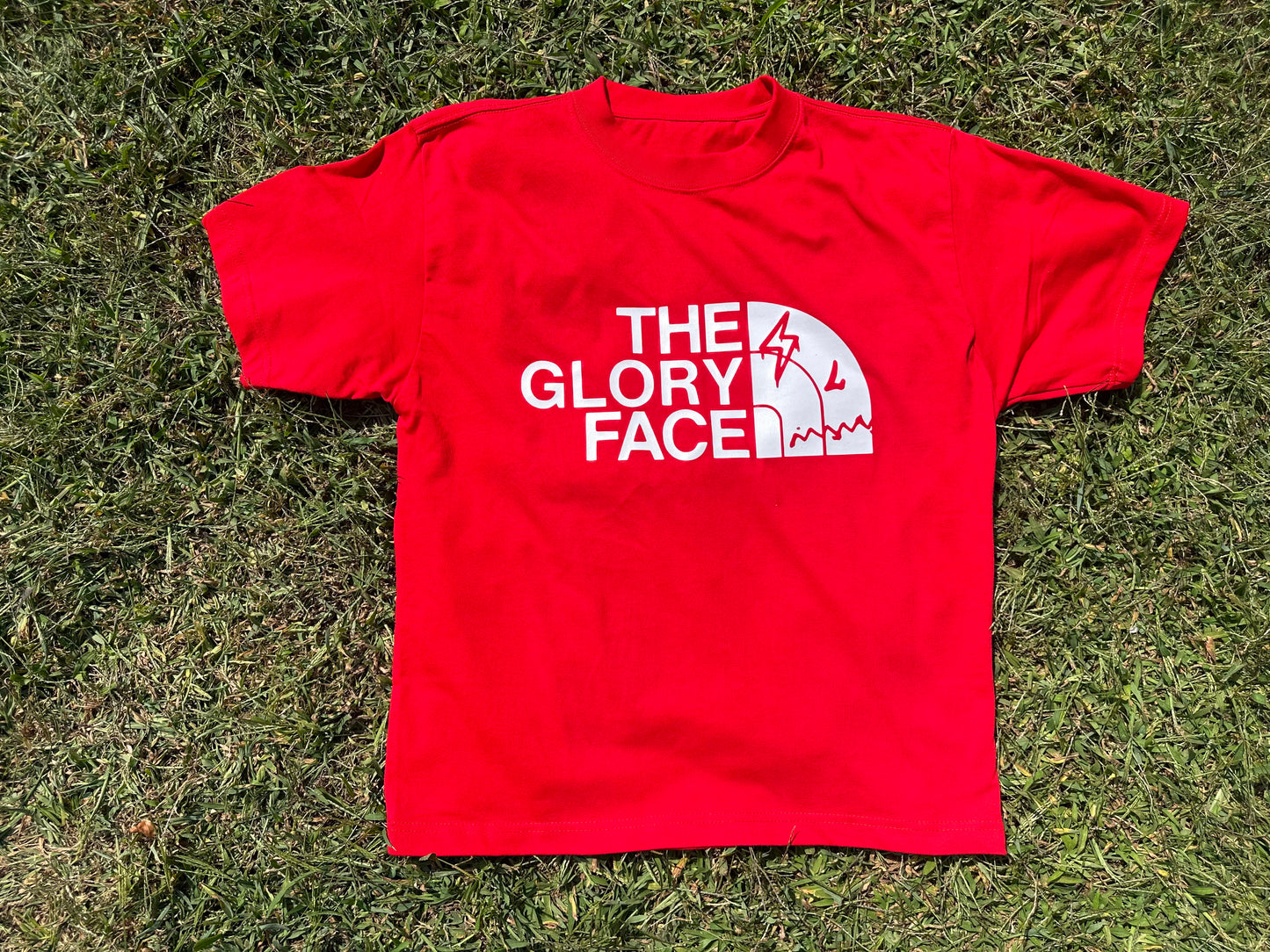 Oversized 'THE GLORY FACE' Tee